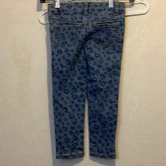 NWT There Abouts Girls Cheetah Print Jeans Size 4 - Picture 4 of 5